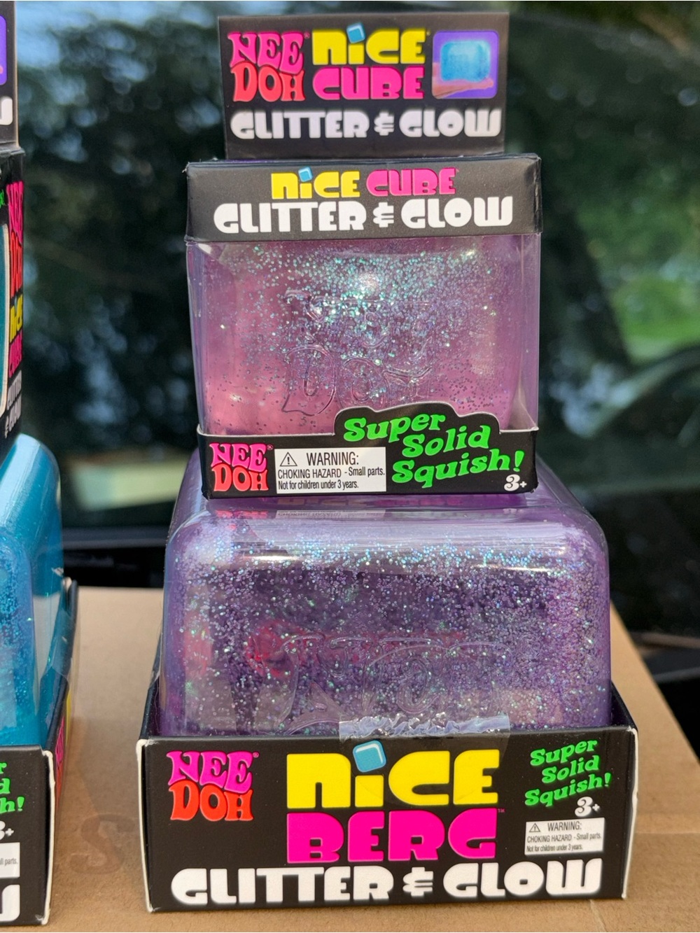Needoh Glitter and Glow Purple Set